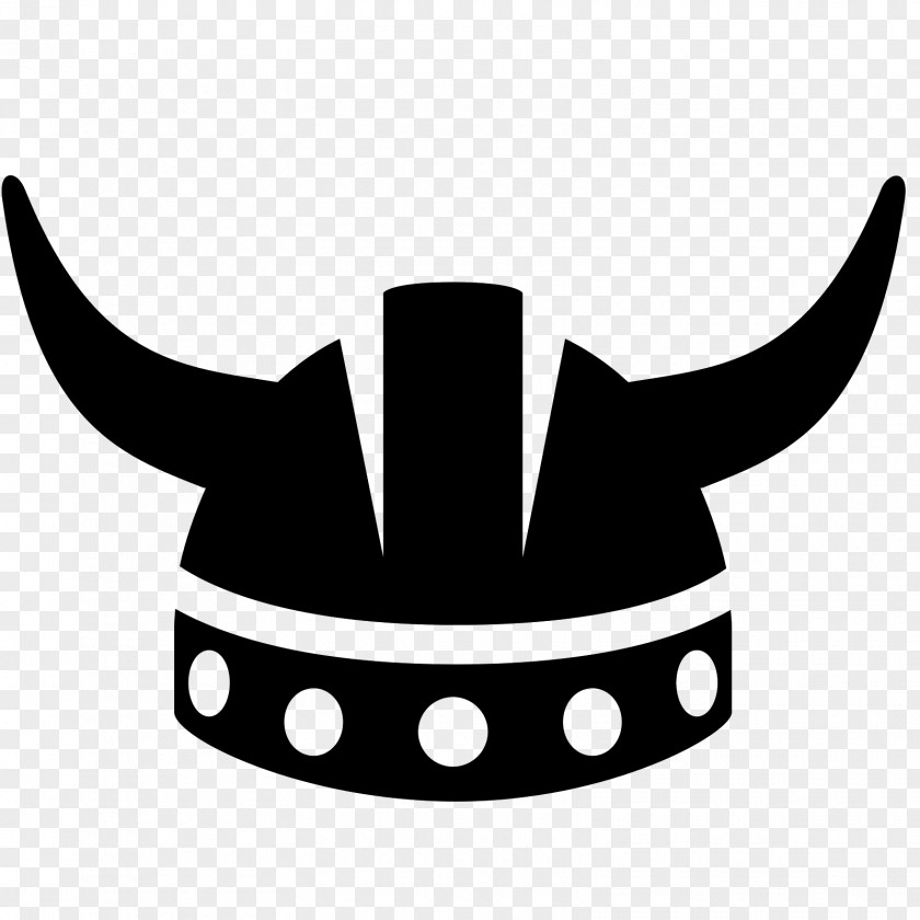 Vikings Black & White Viking Helmet Clip Art PNG