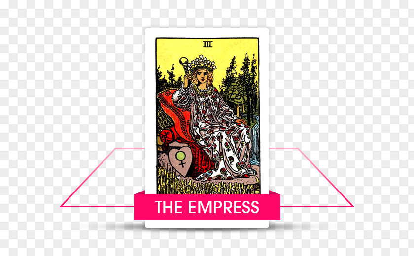 Wheat Fealds Rider-Waite Tarot Deck The Empress Fool Major Arcana PNG