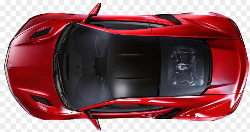 Car Top View Sports Honda NSX Audi R8 PNG