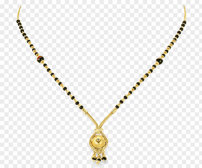 Jewellery Mangala Sutra Designer Gold PNG