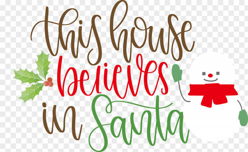 This House Believes In Santa PNG