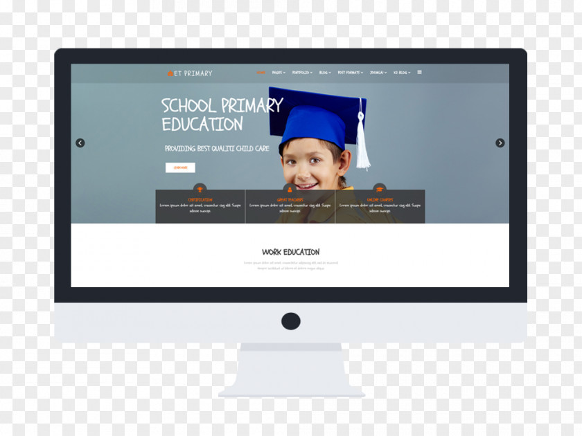 Vote Online Web Template Computer Monitors Multimedia Display Advertising School PNG