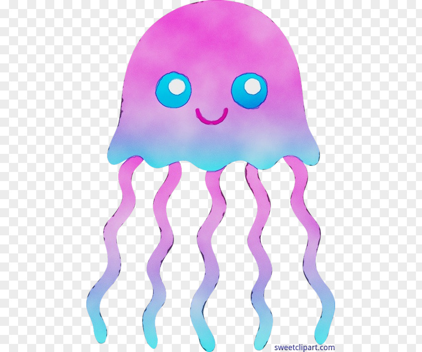 Cnidaria Octopus Jellyfish Marine Invertebrates Pink PNG