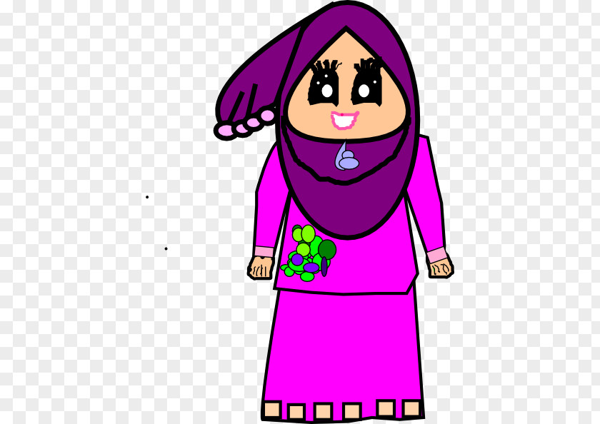 Muslimah Cartoon Muslim Islam Clip Art PNG