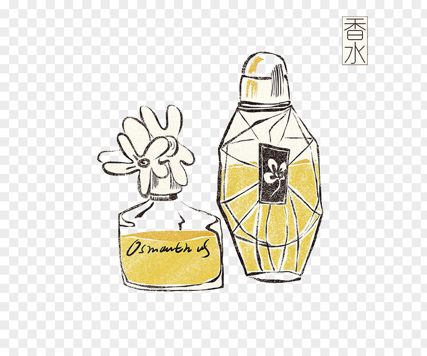 Perfume Sweet Osmanthus Illustration PNG