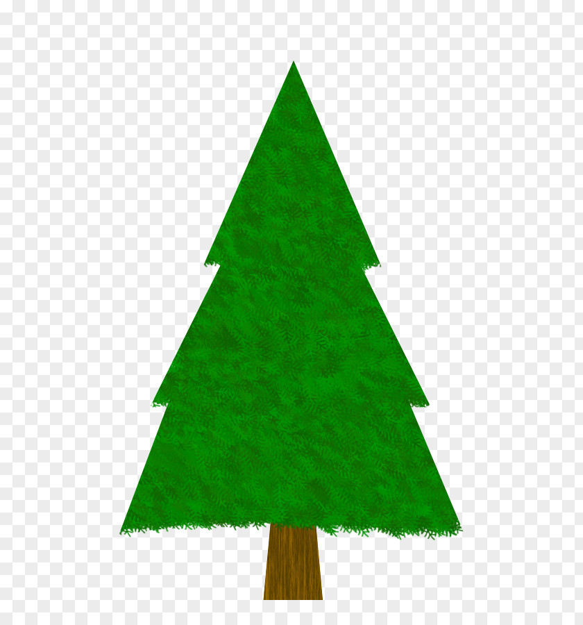 Triangle Fir Christmas Ornament Tree PNG