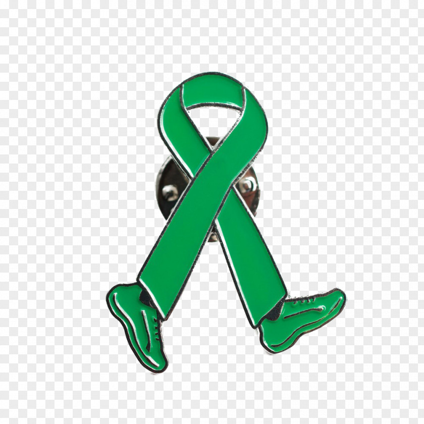Booties Badge Awareness Ribbon Kidney Disease Green PNG
