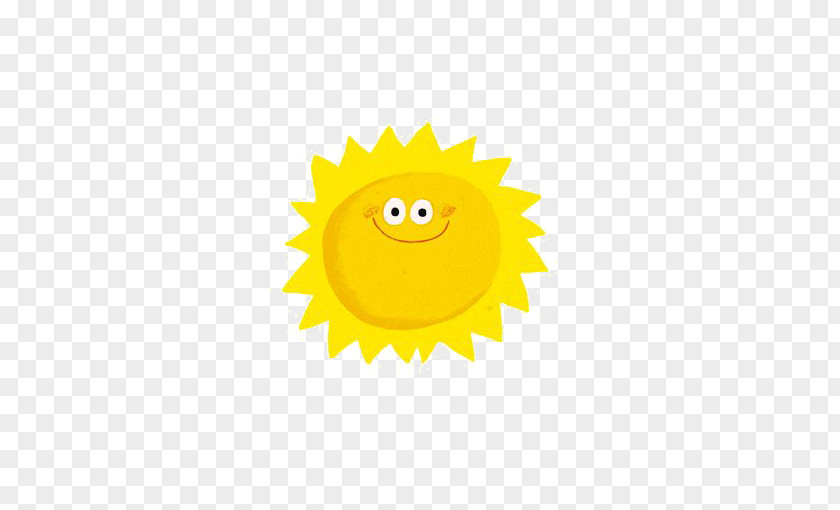 Cartoon Little Sun Lijnperspectief Clip Art PNG