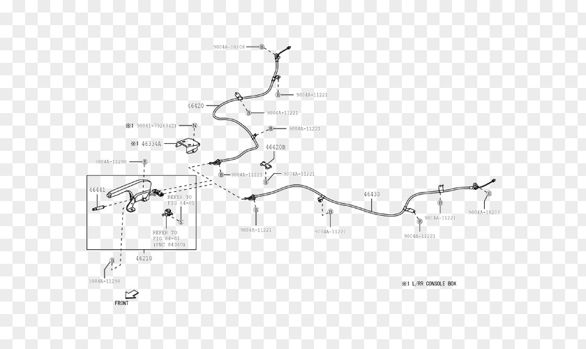 Emergency Brake Car Line Angle Diagram PNG