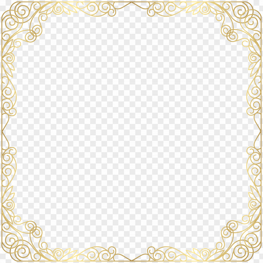 Glitter Border Picture Frames Clip Art PNG