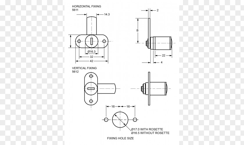 Line Technical Drawing Door Handle Diagram PNG