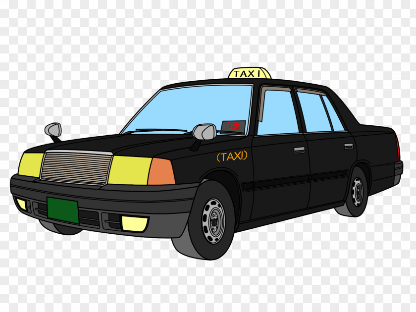 Taxi Toyota Comfort Family Car PNG