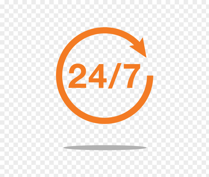 24 7 Service Logo Brand Font PNG