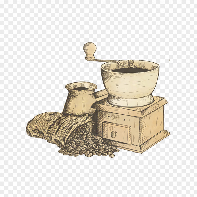 Coffee Machine Drawing Moka Pot AeroPress Drink PNG