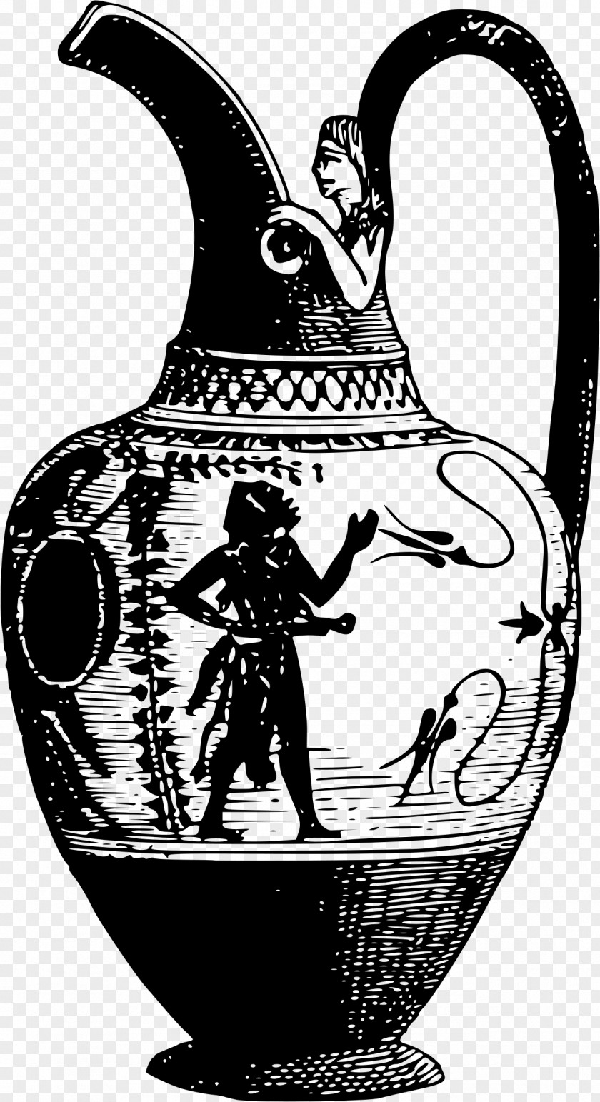 Greece Pottery Of Ancient Vase Drawing PNG