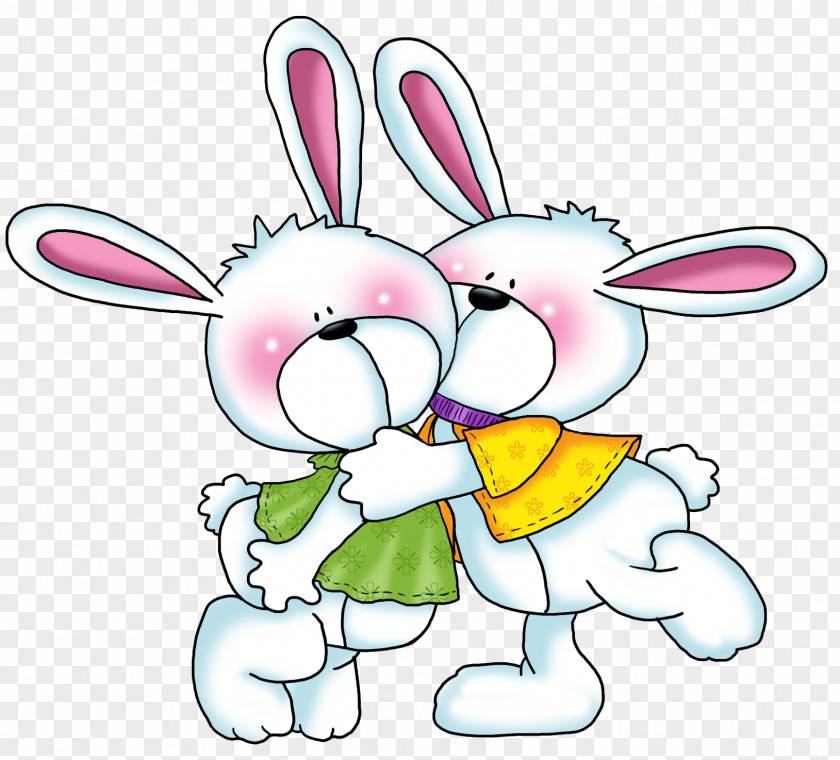 Bunny Cartoon Cuteness Funny Animal Clip Art PNG