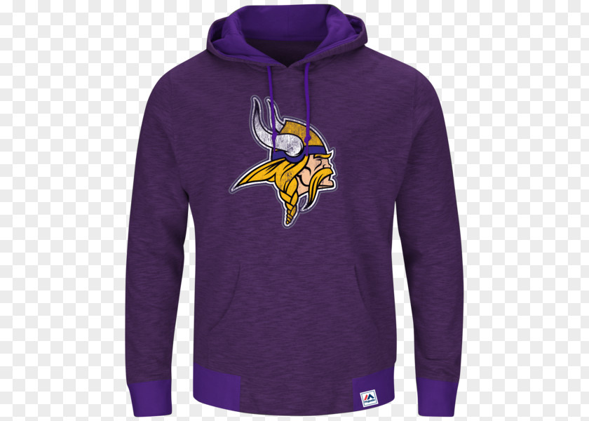 Majestic Athletic Hoodie Minnesota Vikings NFL Regular Season Jersey PNG