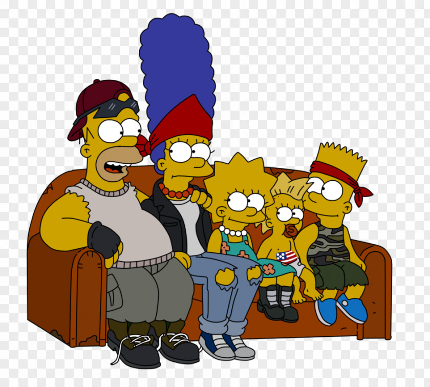 The Simpsons Movie Bart Simpson Marge Family Drawing PNG