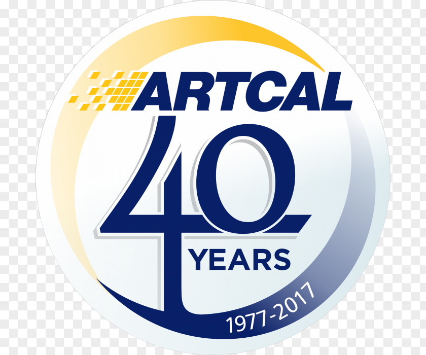 40 Years Artcal Graphics & Screen Printing Inc Label Logo Brand PNG