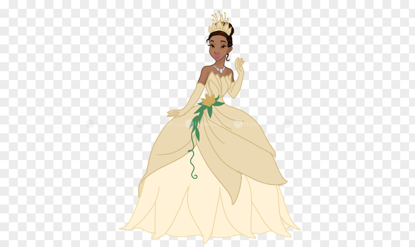 Bride Tiana Gown Character PNG