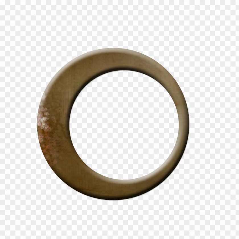 Brown Circle Creative Brass Silver PNG