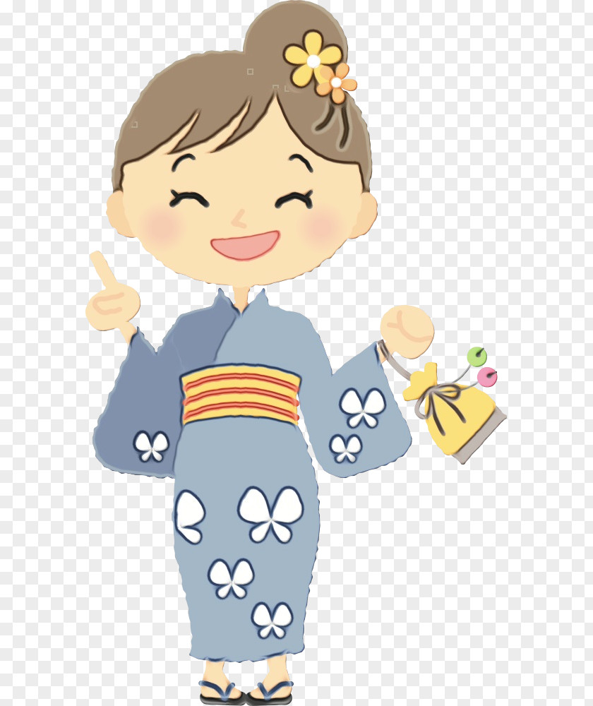Cartoon Drawing Kimono PNG