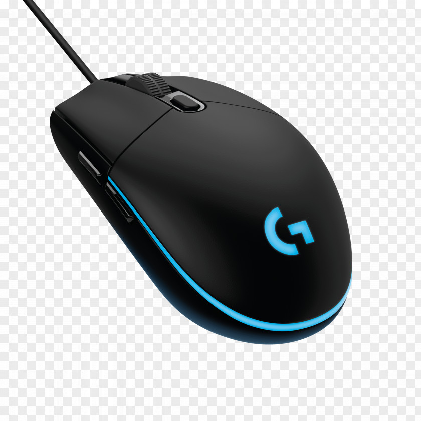 Computer Mouse Black Optical Pointing Device Logitech PNG