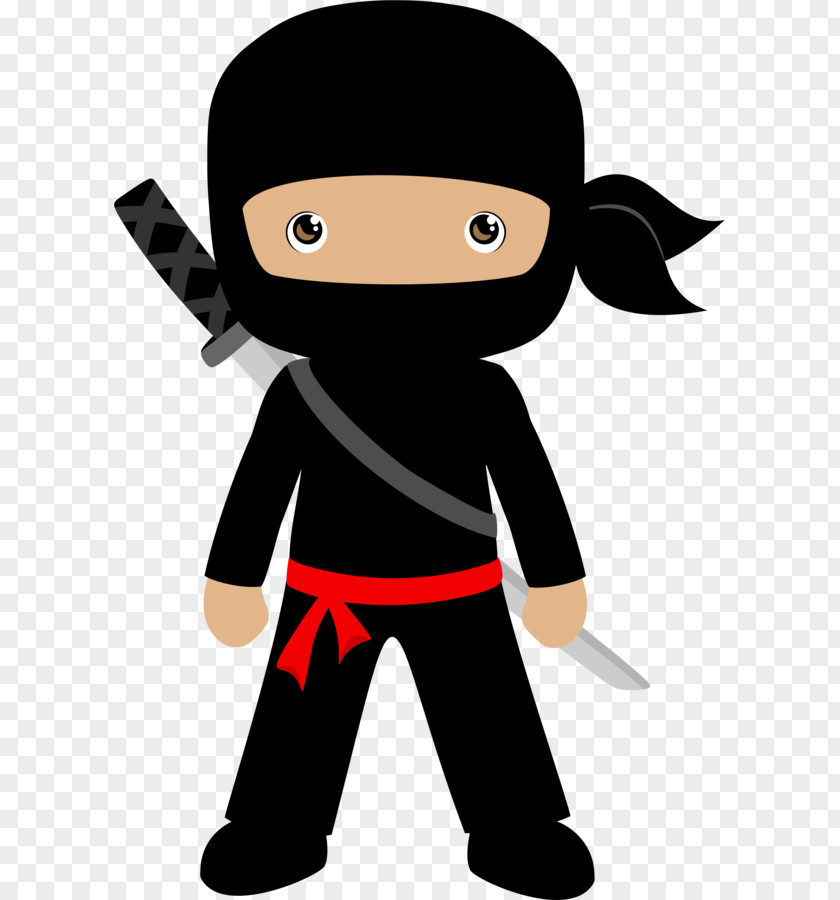 Geeky Ninja Child Clip Art PNG