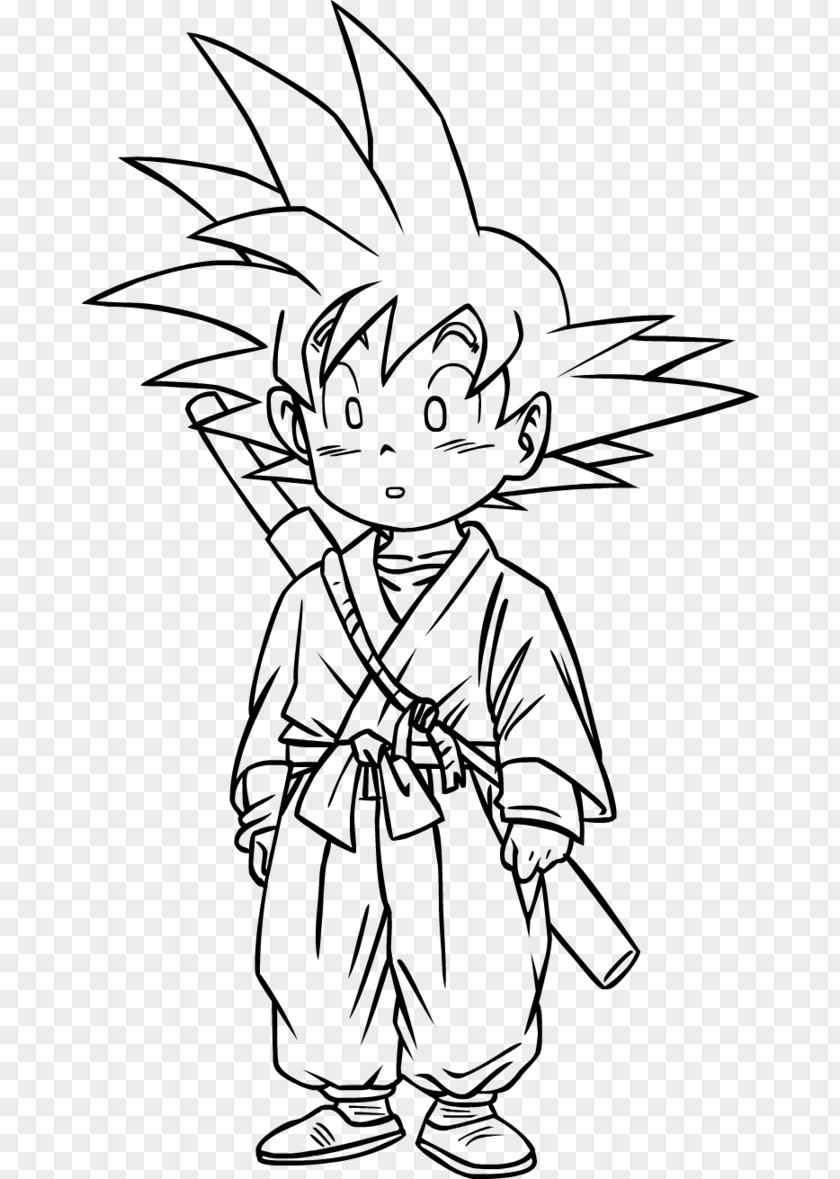 Goku Line Art Frieza Shenron Vegeta PNG