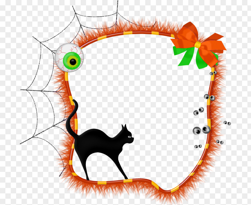 Halloween Cat Pics Picture Frames Jack-o-lantern Clip Art PNG
