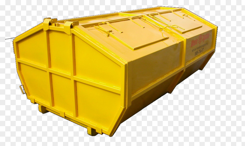 Intermodal Container Rubbish Bins & Waste Paper Baskets Yellow Plastic Vehicle PNG