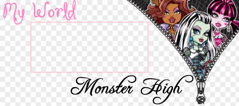 Margin Monster High Mattel Brand Doll PNG