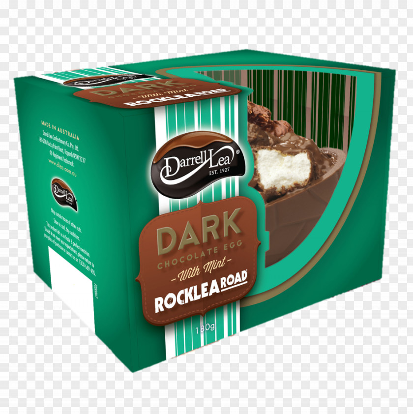 Rocky Road Mint Chocolate Dark Darrell Lea Confectionary Co. PNG