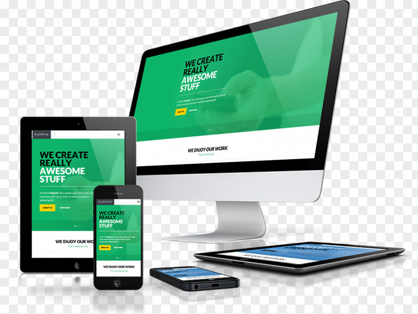 Web Design Development Responsive Page PNG