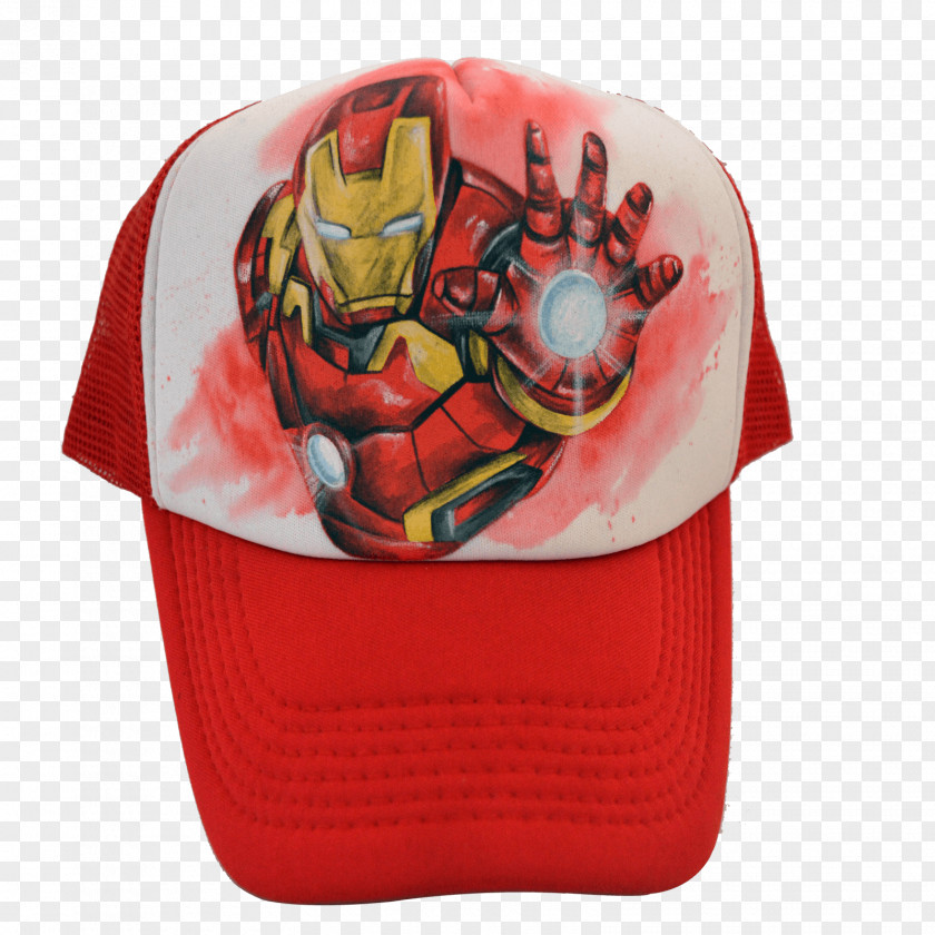 Baseball Cap Marvel Captain America: Civil War Iron Man Big Face Snapback Art PNG