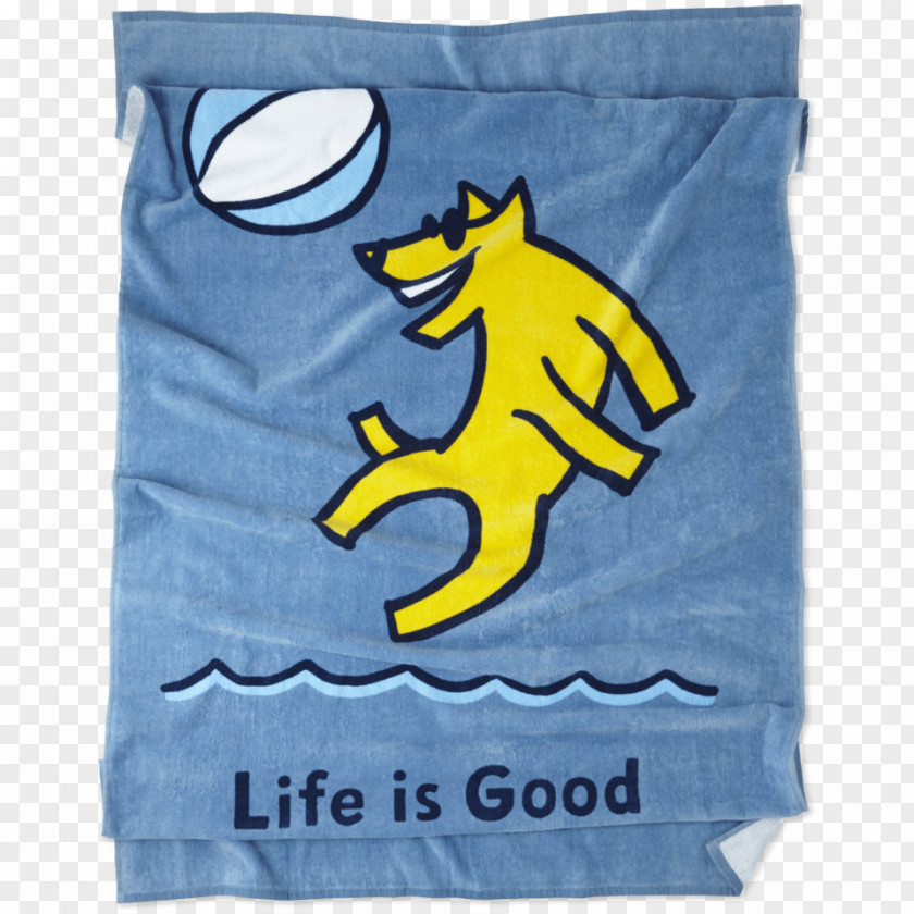 Beach Towel Accommodation Life Is Good Textile PNG