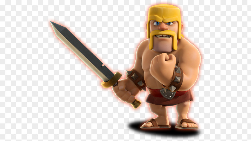 Clash Of Clans Royale Barbarian Video Game Supercell PNG