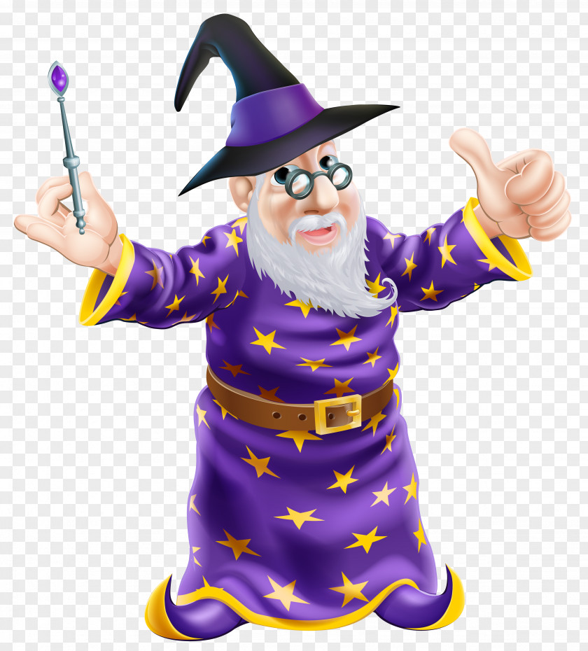 Wizard Cartoon Clipart Image Magician Clip Art PNG