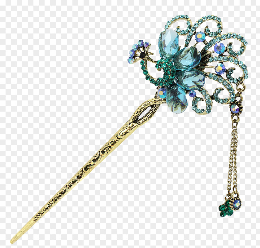 Bob Diamond Pendant Hair Stick Hairpin Fashion Accessory Capelli PNG