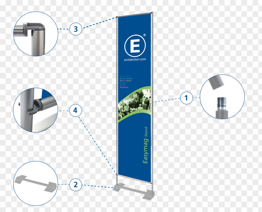 Roll Up Stand Craft Magnets Industrial Design Entdecker GmbH Technologie PNG