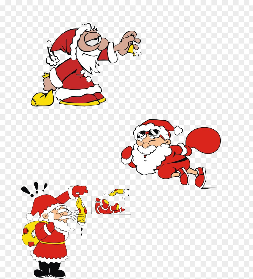 Santa Claus Christmas Decoration Clip Art PNG