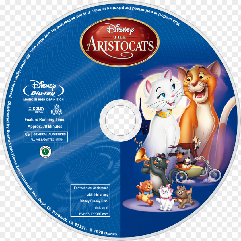 Dvd De Aristokatten Compact Disc DVD Animated Film SPEC PNG