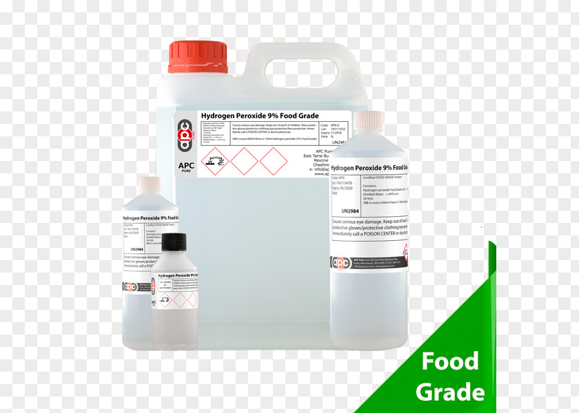 Hydrogen Peroxide Food Solvent In Chemical Reactions Distilled Water PNG
