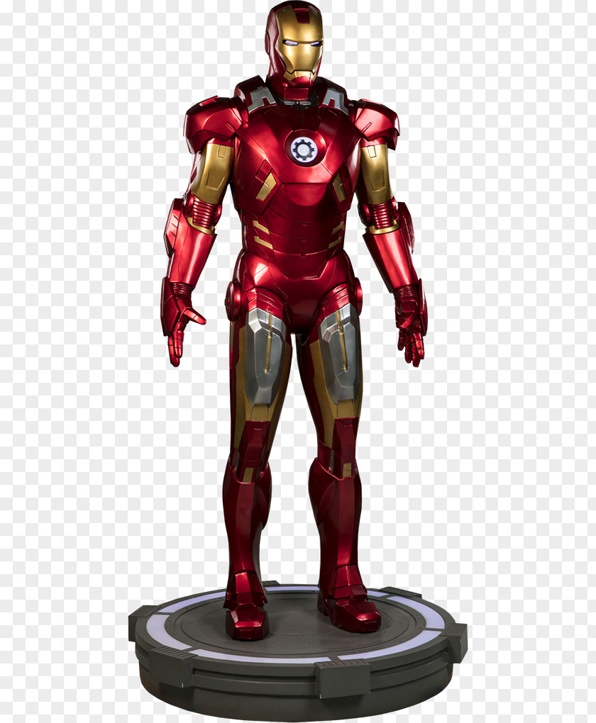 Iron Man Mark 50 Man's Armor Sideshow Collectibles Statue Marvel Cinematic Universe PNG