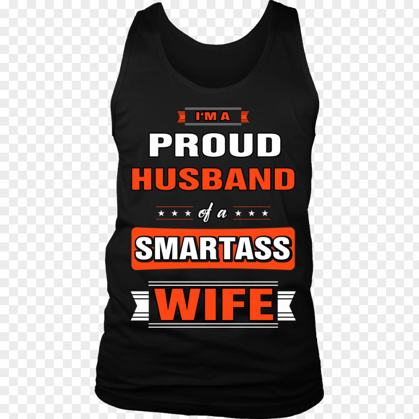 Wife Husband T-shirt Gilets Sleeveless Shirt PNG