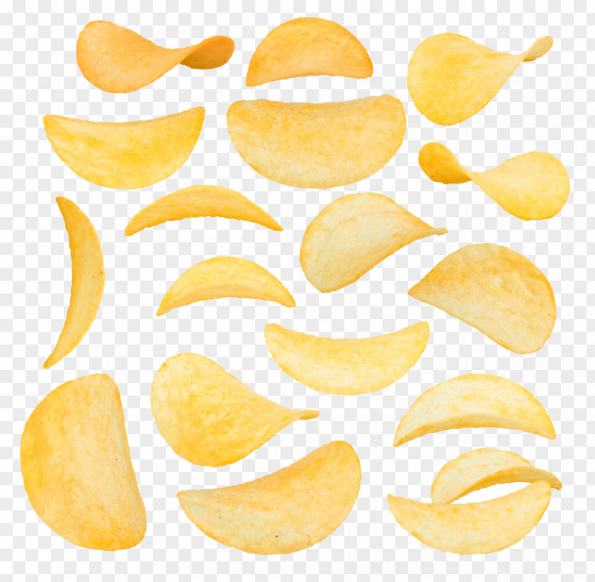 A Group Of Potato Chips French Fries Chip Food PNG