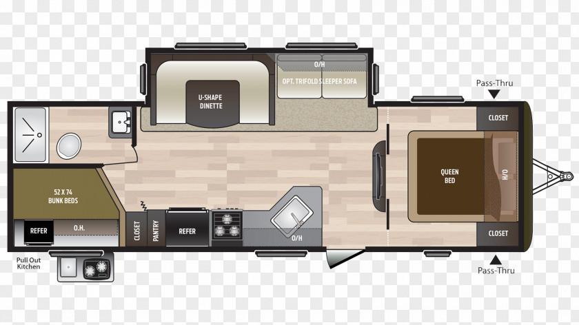 Campervans Caravan Keystone RV Co Trailer Dinette PNG