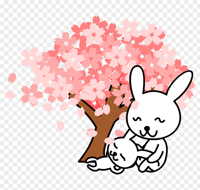 Cartoon Cherry Blossom Clip Art PNG