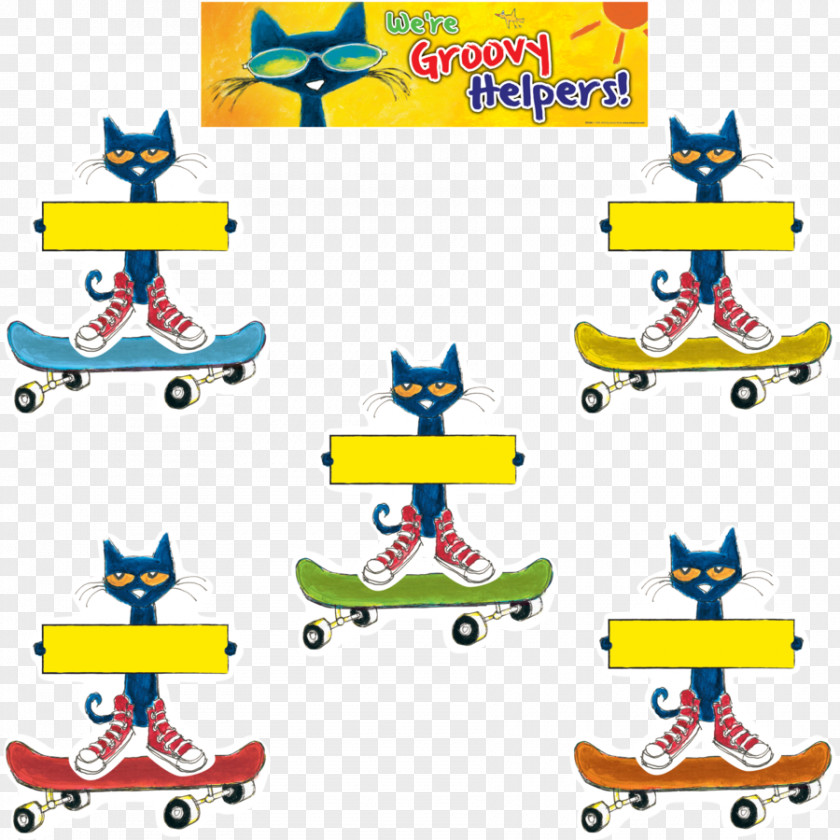Classroom With Board Pete The Cat Bulletin Job PNG