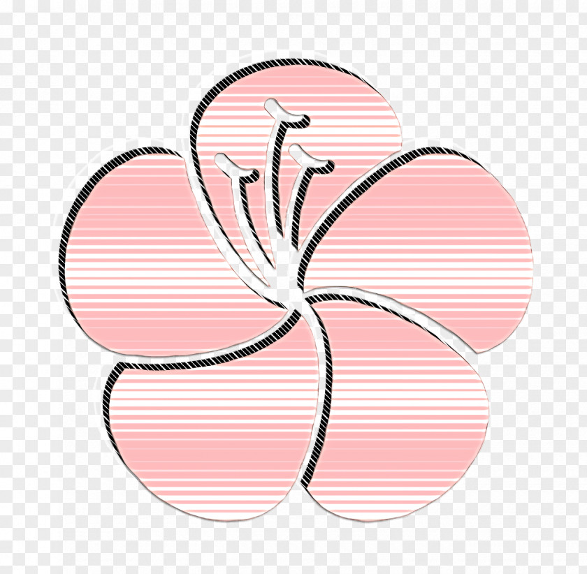 Flowers Species Icon Hibiscus Flower PNG